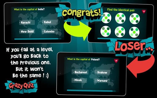 Screenshot Crazy Quiz