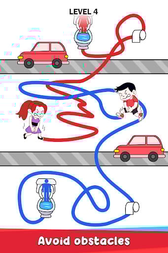 Screenshot Toilet Rush Race: Draw Puzzle