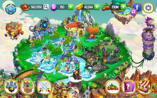 Screenshot Dragon City Mobile