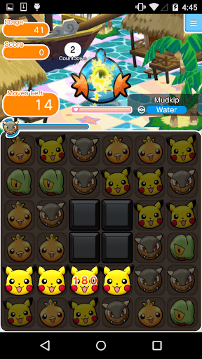 Screenshot Pokémon Shuffle Mobile