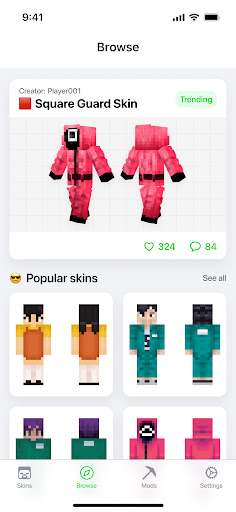 Screenshot 3D Skins Maker for Minecraft